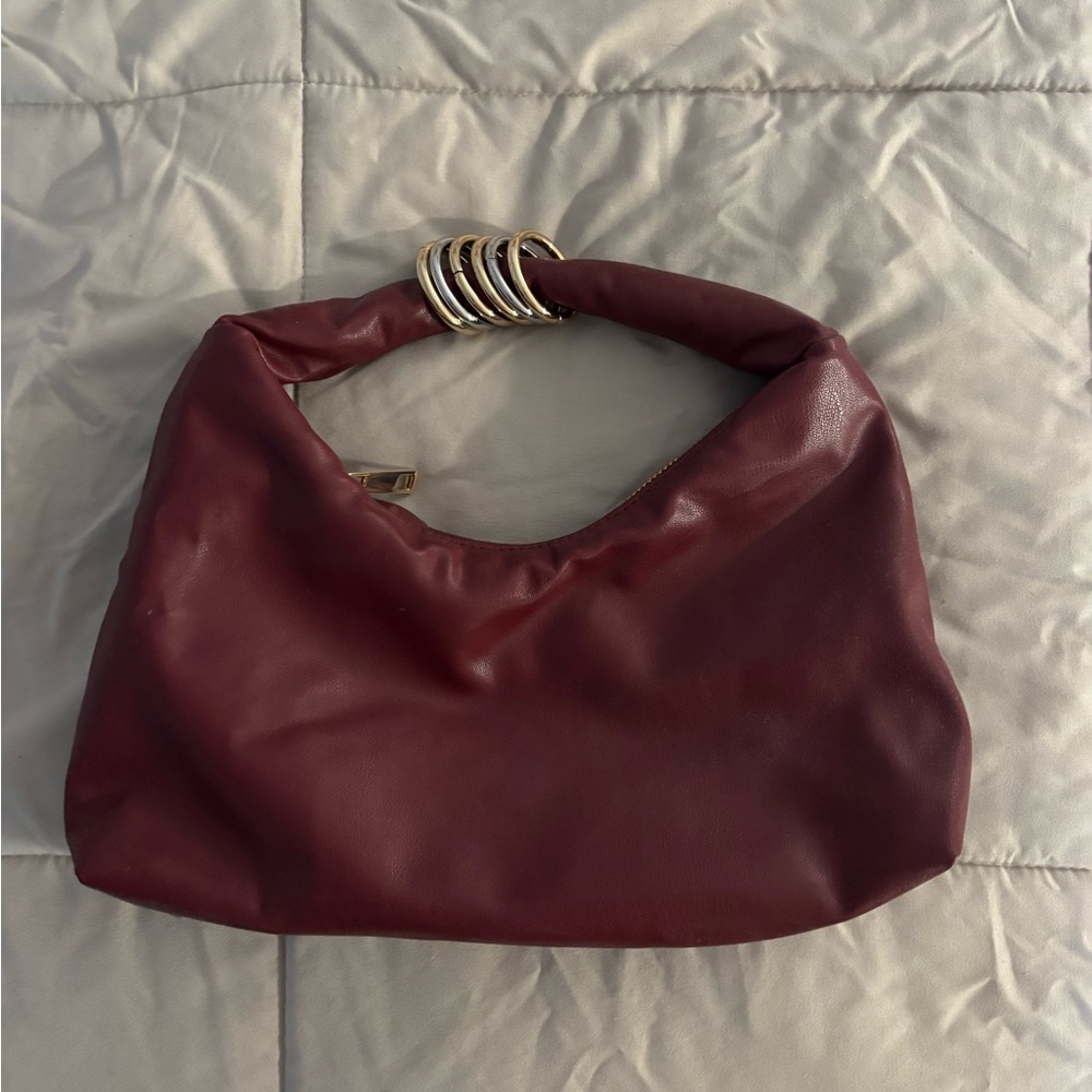 Elegant Burgundy Women's Bag
